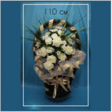 Венок-Корзина 110см Белый